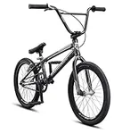 Mongoose Title Pro XXL BMX Race Bike, 20-inch Wheels, Beginner Riders, Lightweight Tectonic T1 Aluminum Frame and Internal Cable Routing, Charcoal