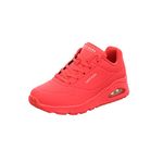 Skechers Women's Uno -Stand On Air Fashion Sneakers, Red, 8 Regular US