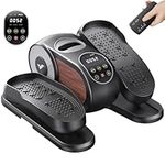 MERACH Under Desk Elliptical Machine for Home, Electric Elliptical Machine for Seniors with 12 Adjustable Speed, Quiet & Portable Seated Pedal Exerciser with Remote Control & Non-Slip Pad