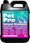 Dirtbusters Pet Pro Carpet Cleaner Shampoo Solution (5L) Deep Cleaning Stain Remover With Odour Neutraliser To Remove Dog & Cat Urine, Makes 500L Of Carpet Cleaner Solution