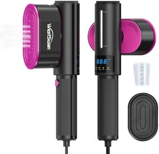 Portable Travel Steamer for Clothes, Fast Wrinkle Remover Garment Steamer for Home & Travel, 2-in-1 Iron & Steam with 90°Rotatable Head, Handheld Iron Steamer with 100ml Water Tank