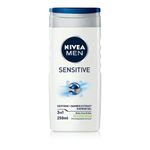 Nivea Men Sensitive Shower Gel 250 ml - Pack of 6