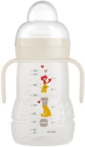 Istruzioni in lingua straniera MAM Trainer+ (220 ml), borraccia per la transizione verso la tazza, tazza per imparare a bere con tettarella, becco e maniglia, 4 mesi, koala, Opaque