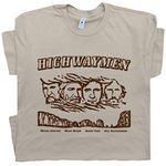 3XL - The Highwaymen T Shirt Vintage Country Music Shirts for Men Guys Outlaw Country Shirt Cool Retro Band Graphic Tee Tan