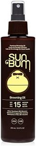 Sun Bum SPF 15 Moisturizing Browning Oil, Broad Spectrum UVA/UVB Protection Tanning Oil, Vegan Formula Made With Coconut Oil, 250ml
