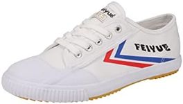 FEIYUE Fe Lo 1920 Low Top Canvas Performance Shoe with Rubber Sole Everyday Fashion Sneaker White