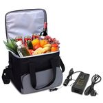 Thermoelectric 12V Portable Mini Fridge for Car Travel | 24L Ice Box for Camping | Cooling Box for Travel | Car Fridge 12V | Chiller Fridge for Cold Drinks | Ice Box for Car | Cold Drink Fridge mini