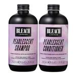 BLEACH LONDON - Pearlescent Shampoo 250 ml and Conditioner 250 ml - Purple shampoo and conditioner for a pearly blonde - 2 pack