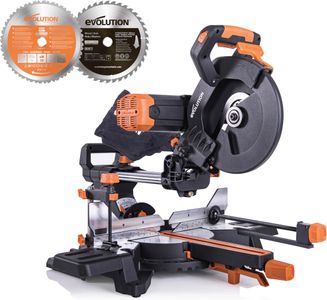 Evolution 255mm Mitre Saw – R255SMS-DB+ Sliding Compound