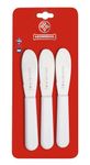 Mundial SCW5688E-3 1/2 3-1/2-Inch Serrated Edge Sandwich Spreader, Set of 3, White