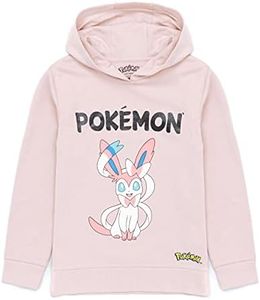 Pokemon Hoodie Girls Kids Game Gifts Sylveon Lilac Jumper Pullover 9-10 Years