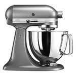 KitchenAid Artisan Stand Mixer (Contour Silver, Stainless Steel, 50/60Hz) 5KSM125BCU