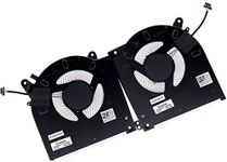 Deal4GO CPU Cooling Fan 0D1X38 D1X38 EG50061S1-C080-S9A w/GPU Cooler Fan 0TG9V0 TG9V0 EG50061S1-C070-S9A Set Replacement for Dell Alienware M15 R3 ALWM15R3