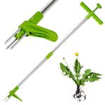 Steel Weed Puller Twister Claw Weed Remover Weeding Root Killer Garden Hand Tool Weeder