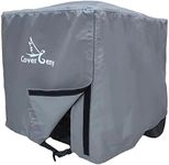 Cover Geny 100% Waterproof Generator Cover Heavy Duty Weather/UV Resistant Generator Covers 32 x 24 x 24 inch,for Universal Portable Generators 5000-10,000 Watt, Grey (32" L x 24" W x24 H)