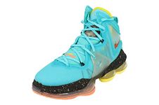 NIKE Lebron XIX Mens Basketball Trainers DC9338 Sneakers Shoes (UK 8 US 9 EU 42.5, Polarized Blue Crimson Bliss 400)