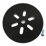 SHEAWA 6" 150mm Sanding Backing Pad Hook Loop 6 Hole Interface Cushion Pad for Sanding Disc Power Orbital Grinder Tool