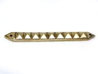 Astroghar Brass Vastu Nine 9 Pyramid Wall Strip for Vaastu Correction and Positive Energy