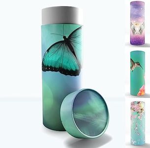 Bokeh Butterfly Scattering Urns for Human Ashes Adult - Eco Friendly Biodegradable Urns for Human Ashes - Cremation Urns for Adult Ashes - Scattering Tube - Biodegradable Urns for Human Ashes