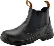 Mens Chelsea Work Boots Steel Toe S