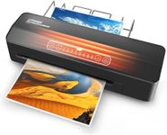 A3 6-Roller Commercial Laminator Machine, LOTHANEK 3-10 Mil 13 inch Heavy Duty Thermal Laminating Machine, 60-Second Warm-up, 40 Inches/Minute, Touch Screen for Home, School Office (Glossy Black)
