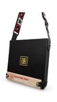 Rhythm Pro Cajon Cube 12 Pro Traveller Cajon With External Snare Tap For Kids,Adults & Professional Musicians Super Sound Quality Made With American Birch Wood (BLACK)