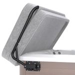 BBTEQEKN Spa Cover Lifts, Adjustable Aluminum Universal Hot Tub Cover Lifter, Hot Tub Cover Lift, Adjustable Height 36.2" - 44.9", Width 76.8" - 97.6", Fits Most Spas & Hot Tubs