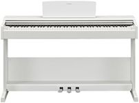 YAMAHA ARIUS YDP-105WH Digital Piano – Modern and Stylish Home Piano for Beginners and Hobbyists, Authentic Acoustic Piano Playability, in White