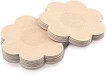 STURME 20 Pairs Nipple Covers Disposable, Breast Pasties Comfortable & Natural, Adhesive Satin Petals Pasties for Women (20 Pairs Disposable)