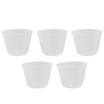 JCBIZ 5pcs Plastic Transparent Rice Measuring Cup 180ml Rice Cooker Measuring Cup for Dry and Liquid Ingredients