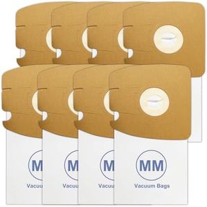 MM Vacuum Bags for Eureka 3670, 3670M, 3670H, 3670G, 60295C, 60297A Mighty Mite Canisters, Part # 60295, 8 pack