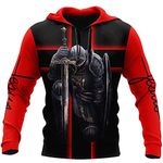 Colonghsou 3D Christian Jesus Hoodies for Men Women Unisex Knights Templar streetwear Sweatshirt Pullover Printed sweater