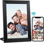 AEEZO 10.1 Inch WiFi Digital Picture Frame, IPS Touch Screen Smart Cloud Photo Frame with 16GB Storage, Easy Setup to Share Photos or Videos via Free AiMOR APP, Auto-Rotate, Wall Mountable (Black)