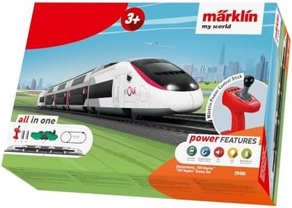 Märklin My World Toy Train Starter Pack "TGV Duplex" 29406 - French Train 63 cm with Electric Control - Electric High Speed Train with Stickers for Children from 3 Years