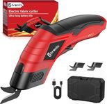 BRONTIX Electric Scissor Cutting Machine 10000 RPM with 2 blades | 2000 Mah battery | Scissors Paper Cutter for Fabric Tailoring Accessories Heavy Duty Cutter Machine