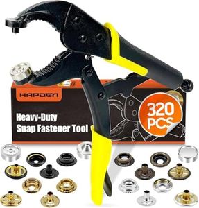 Snap Tool for Boat Covers, Heavy-Duty Snap Fastener Tool, Snap Installation Tool 15mm Metal Snaps Repairing Boat Covers
