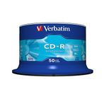 Verbatim 43351 700MB 52x Extra Protection CD-R - 50 Pack Spindle