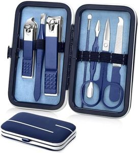 Travel Manicure Set, Mens Grooming kit Women Nail Manicure Kit 8 in 1, Aceoce Manicure Pedicure Kit Manicure set Professional Gift for Family Friends Elder Patient Nail Care