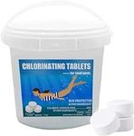 Swimming Pool Chlorīne Tâblets 1 Inch, 1 LB Chlorīne Tâbs for Small Pools Swimming Pools Hot Tubs and Spas