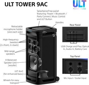 Sony ULT TOWER Party Speaker – Powerful Bluetooth Audio System