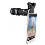 Cospex 18x Mobile Telephoto Lens with Long-Range Optical Zoom. Telescopic Mobile Lens Kit featuring a good background effect & many other capabilities, compatible with all mobile phones