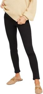 Motherhood Maternity Women's Indigo Blue Stretch Secret Fit Belly Ankle Denim Jegging Jeans, Black Wash, Large
