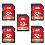 Gigastone 32GB 5-Pack SD Card UHS-I