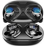 Wireless Earbuds Sport, 2026 3D-Stereo Bluetooth 5.4 Headphones Bass Ear Buds, 4 ENC Noise Cancelling Mic Earphones, 50+Hrs USB-C IP-X7 Waterproof in Ear Headset Android iOS for Running Workout Gym