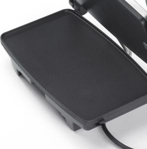 Breville 3-Slice Sandwich Press – Silver Non-Stick Grill