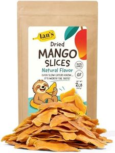 IAN's Premium Dried Mango Slices (2lbs) - Dry Mango Chunks - Healthy Dried Fruit Snacks for Adults & Kids - Dehydrated Mangoes Bulk
