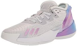 adidas Unisex D.O.N. Issue 4 Basketball Shoe, Dash Grey/Bliss Lilac/Grey, 10 US Men