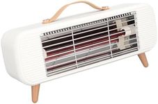 Space Heater, 350W Home Quartz Tube Infrared Heating Heater, Small Mini Fireplace, Office Desktop Heater Electric Heater for Home/bedroom/bathroom/desk (30 X 12.5 X 8.5cm)