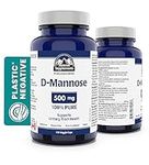 D Mannose Capsules 500mg 120 vcaps - Dmannose Urinary Tract Health for Women with Cranberry - UTI Pills - D-Mannose Cranberry Pills for Urinary Tract Infection - UTI Supplements for Women 🍁Formulated and made in Canada