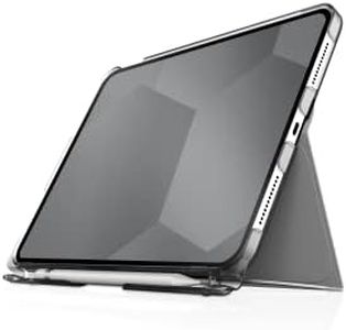 STM Studio for Apple iPad 10th Gen - Protective Lightweight Case with Apple Pencil Storage/Holder & Sleep/Wake Cover - Grey